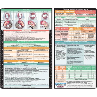 OB Ultrasonography Adhesive Reference Label